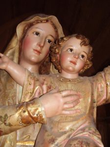 Santo Domingo Antioquia Imagenes Talladas En Madera De Procedencia Española ( Nuestra Señora Del Sagrado Corazón).