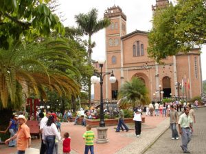 Parque Iglesia Jericó Antioquia