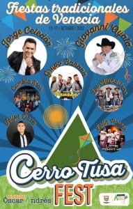 Programación Oficial 2022 Fiestas de Cerro Tusa Fest - Venecia