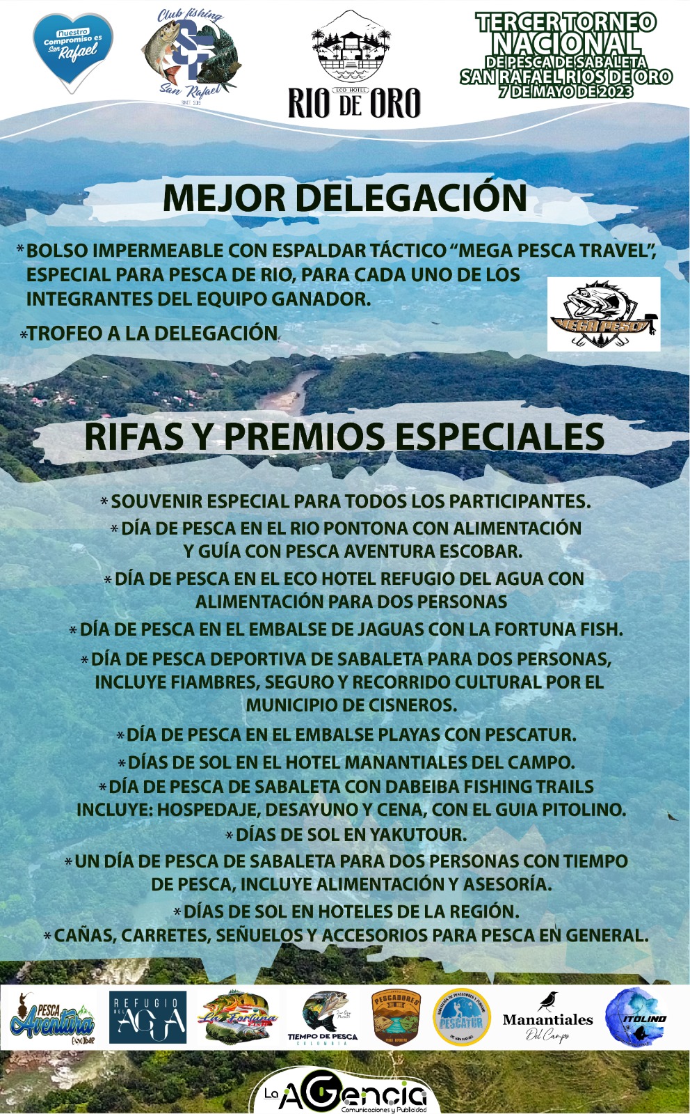 Rifas y Premios - Torneo Sabaleta 2023 - San Rafael Antioquia