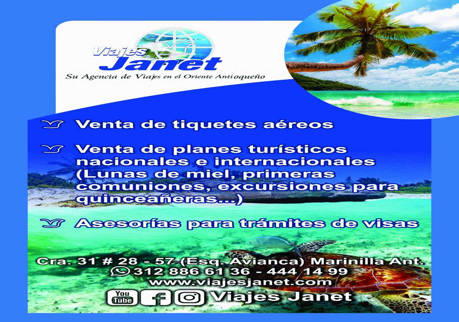 Viajes Janet - Marinilla Antioquia