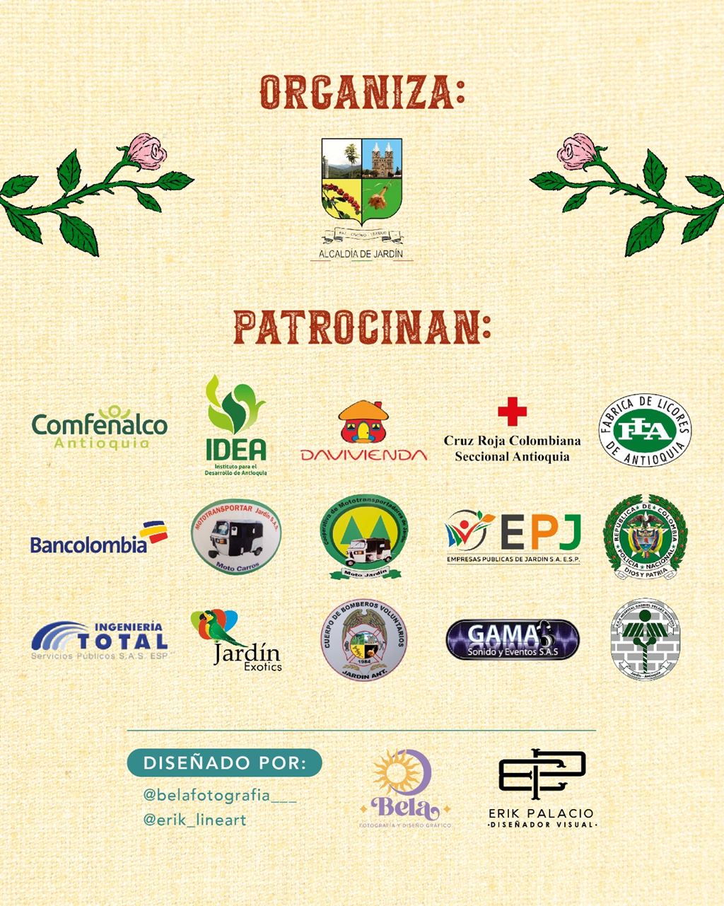 Jardín Antioquia Patrocinan Fiestas de la Rosa - 2024