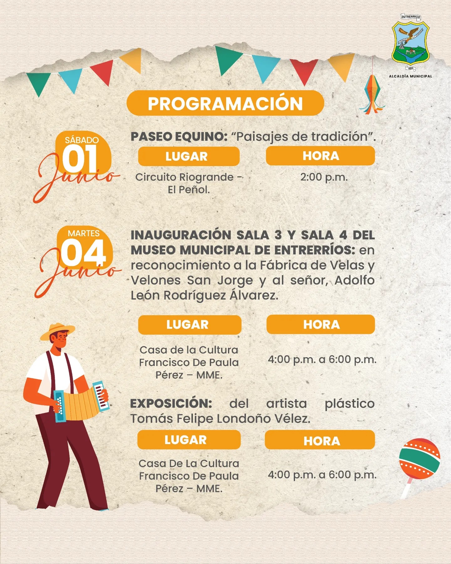 Fiestas del Paisaje 2024 - Entrerríos - Antioquia - 2 -