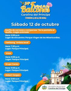 Fiesta de los Balcones 2024 - Carolina del Príncipe