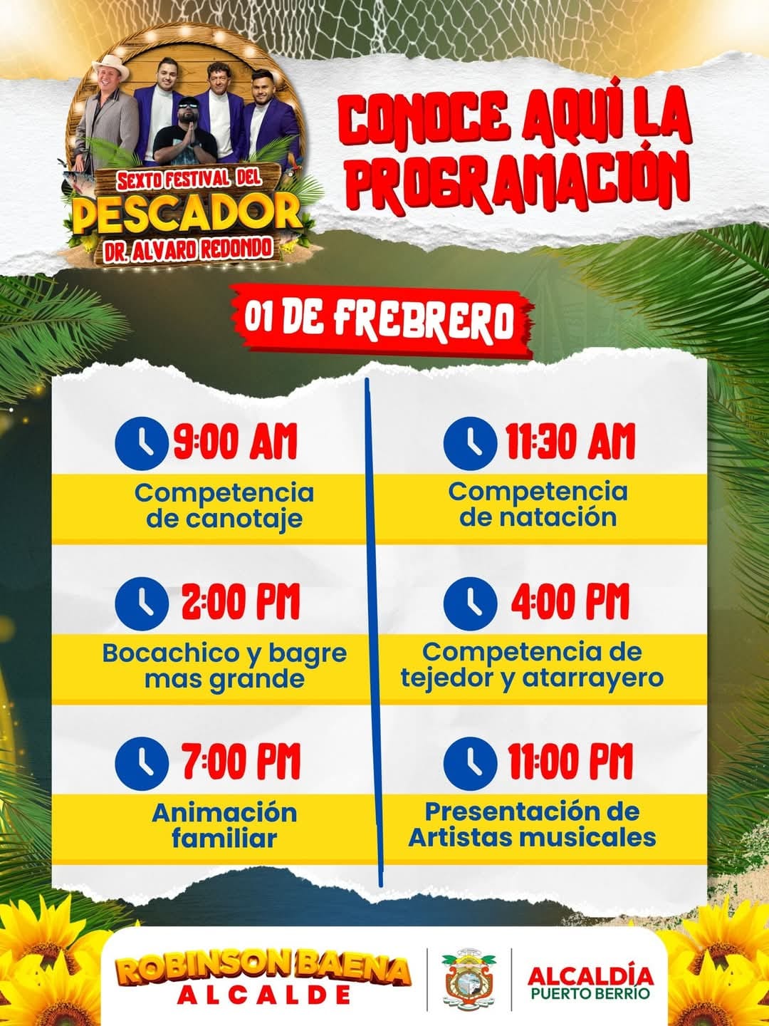 Fiestas del Pescador - Puerto Berrío Antioquia - 1febrero2025