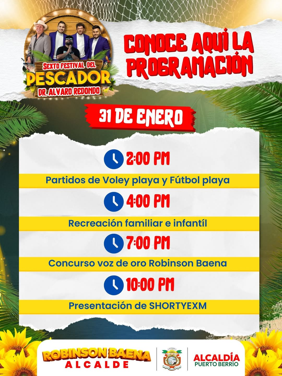 Fiestas del Pescador - Puerto Berrío Antioquia - 31enero2025