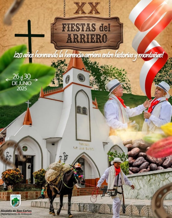 Fiestas del Arriero 2025 - El Jordán San Carlos - Antioquia