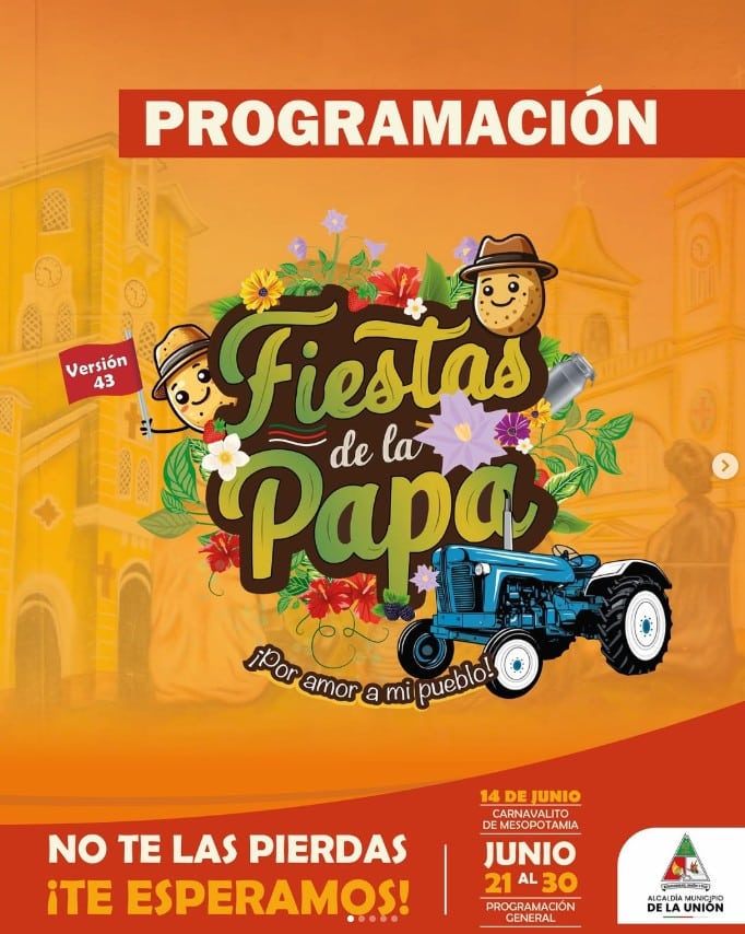 Afiche - Fiestas de la Papa 2025 - La Unión