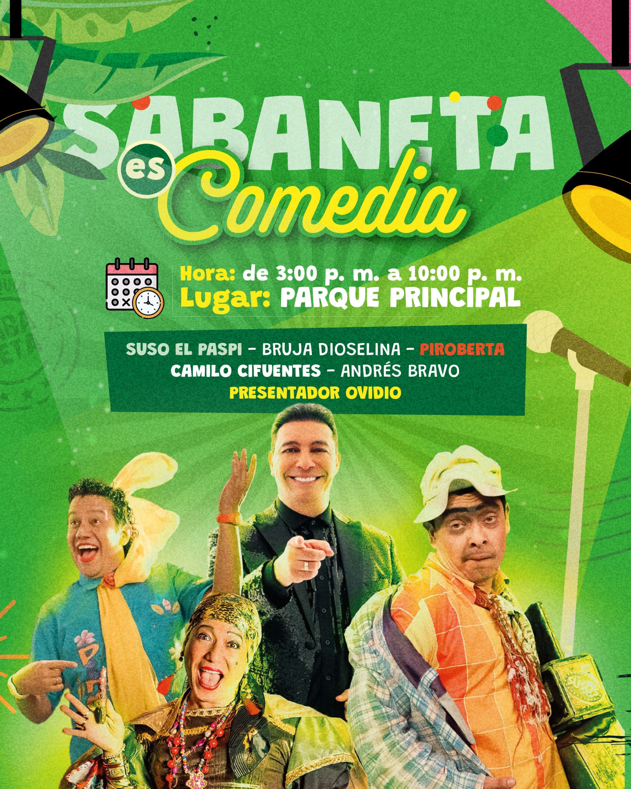 Comedia - Fiestas del Plátano 2025 - Sabaneta