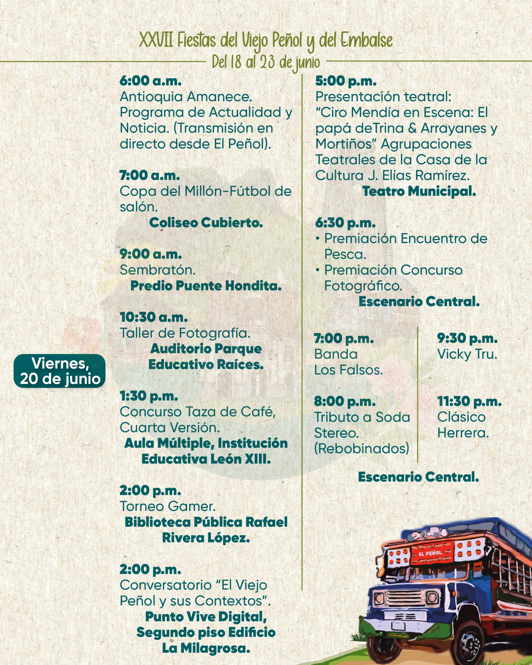 Programación2 Fiestas El Peñol 2025