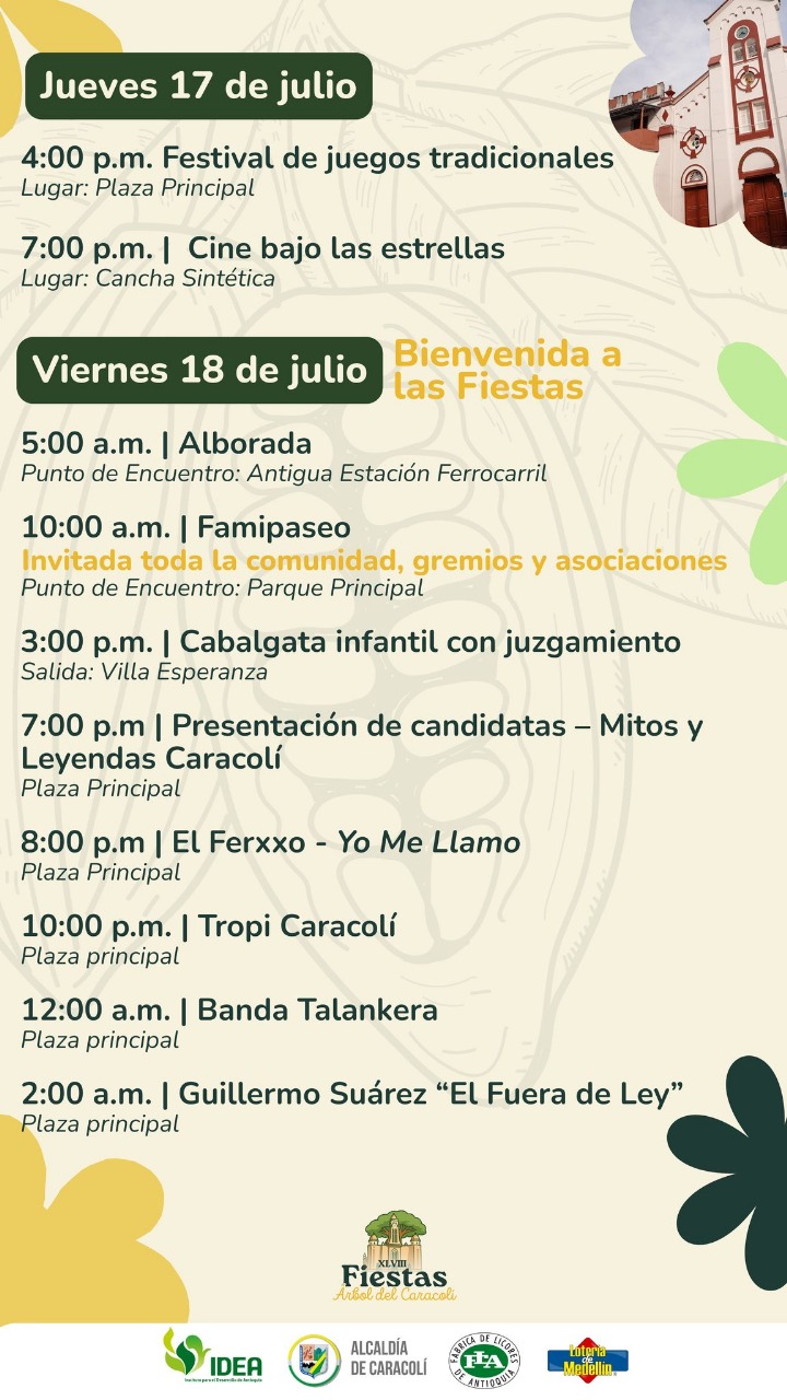 17-18 Fiestas Árbol del Caracolí 2025