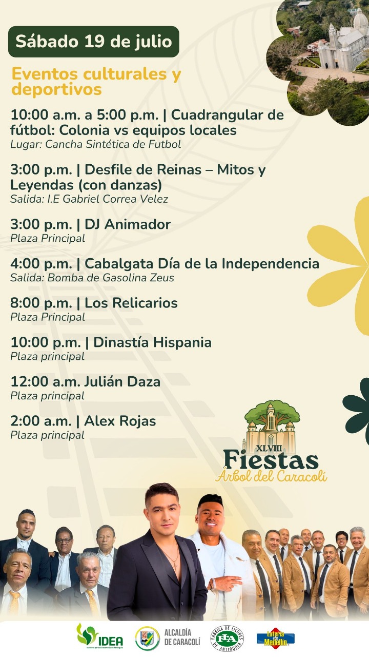 19 Fiestas Árbol del Caracolí 2025