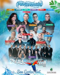 Afiche - Fiestas del Agua 2025 - San Carlos Antioquia