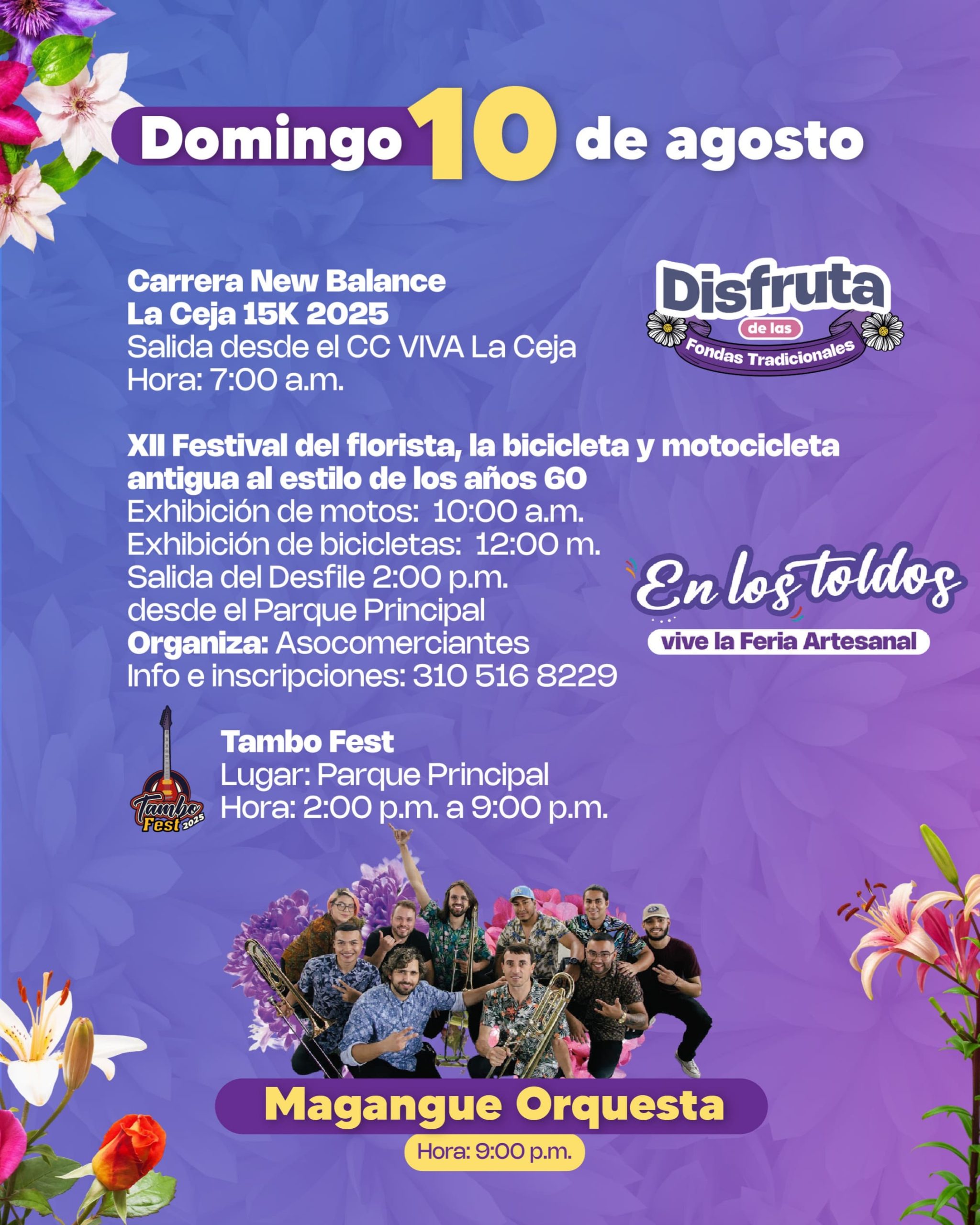 Domingo 10 - Fiestas del Toldo 2025 - La Ceja