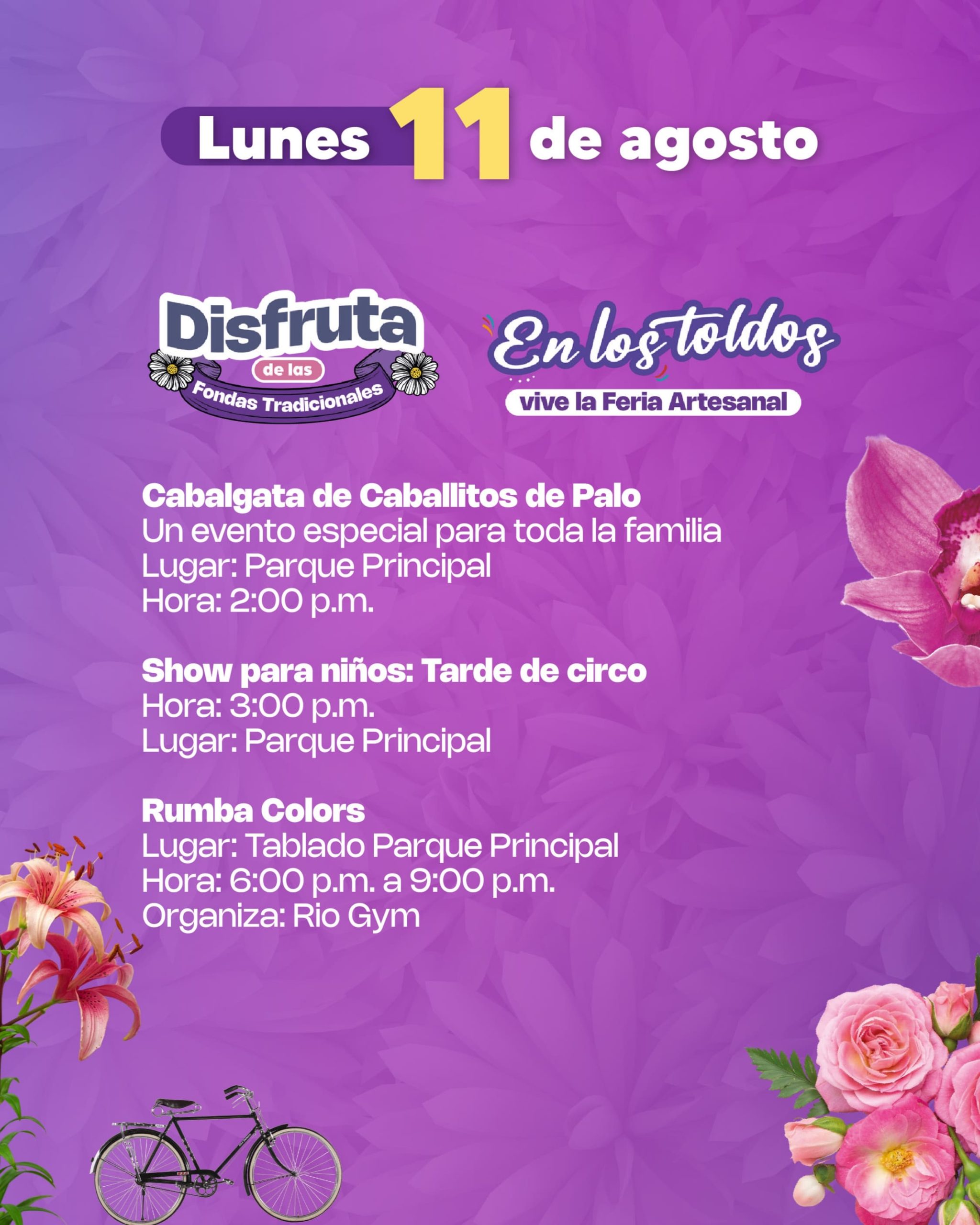 Lunes 11 - Fiestas del Toldo 2025 - La Ceja