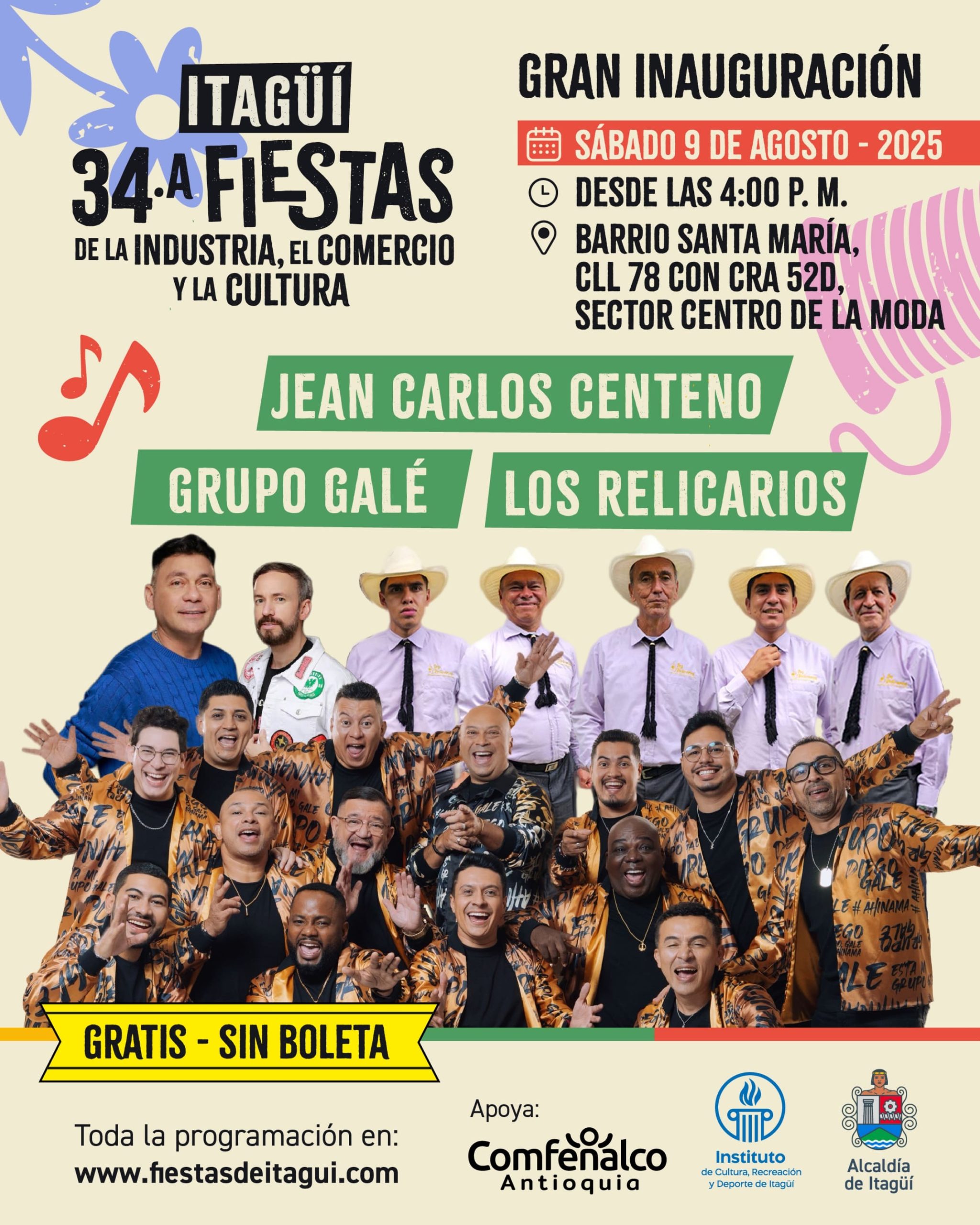 Inauguración - 34Fiestas Itagüí 2025