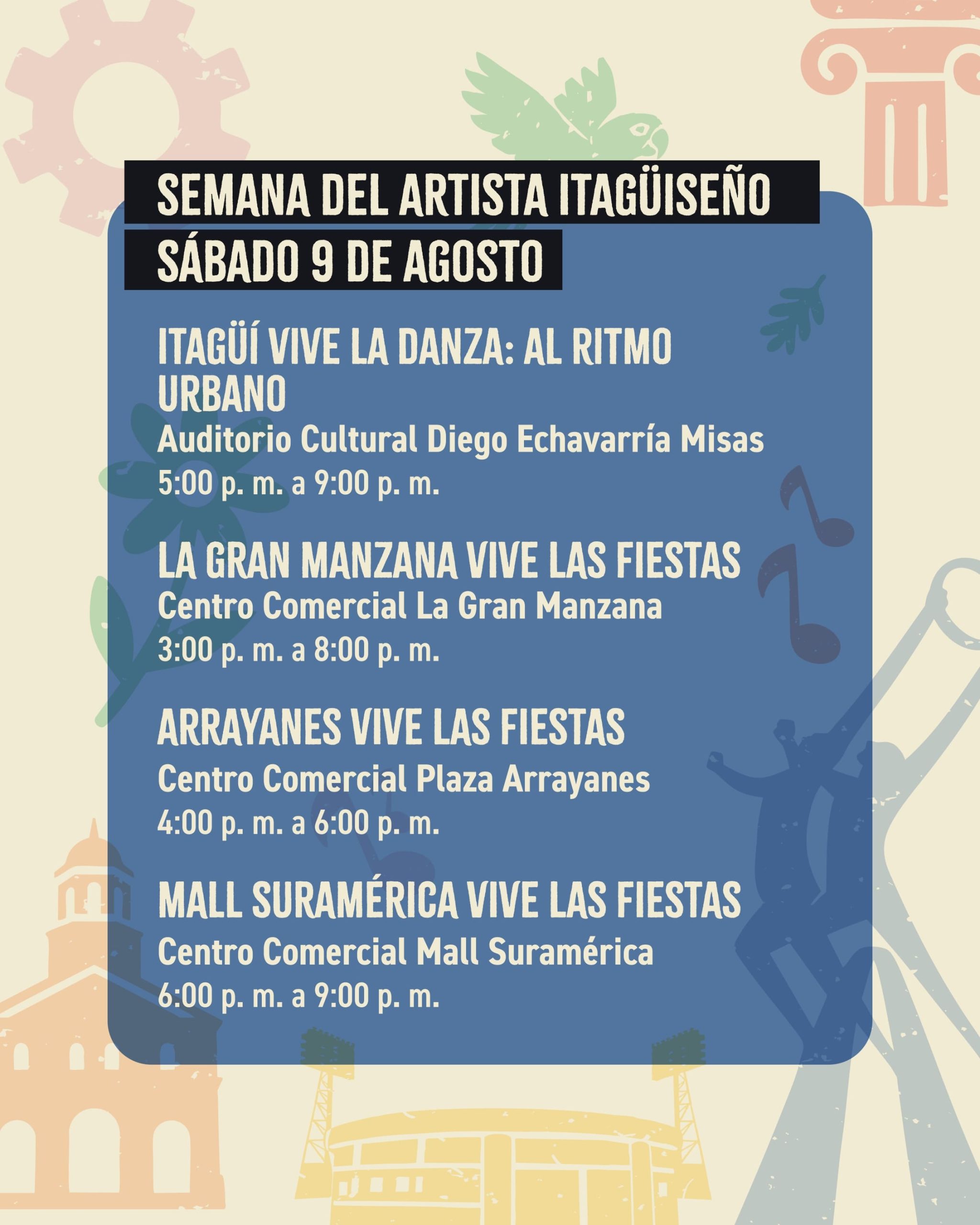 Sábado 9 - 34Fiestas Itagüí 2025