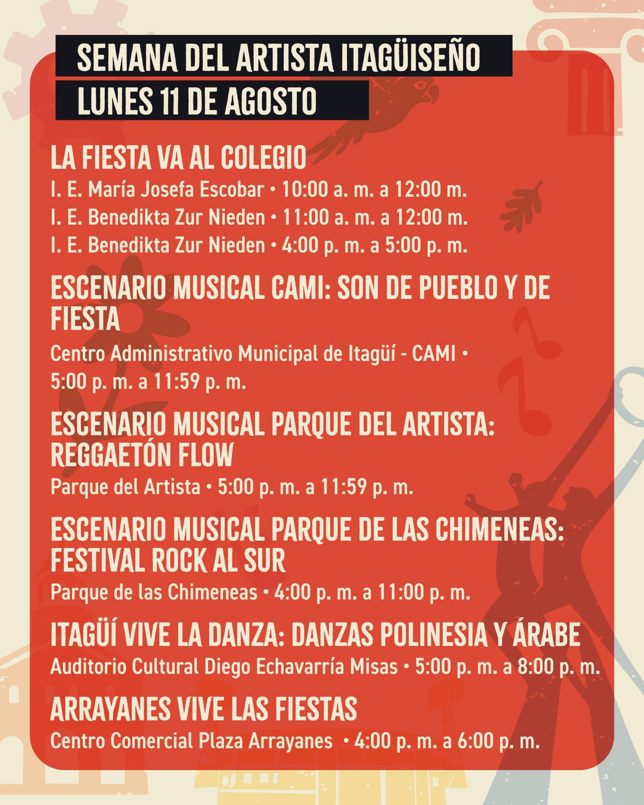 Semana del Artista - 34Fiestas Itagüí 2025