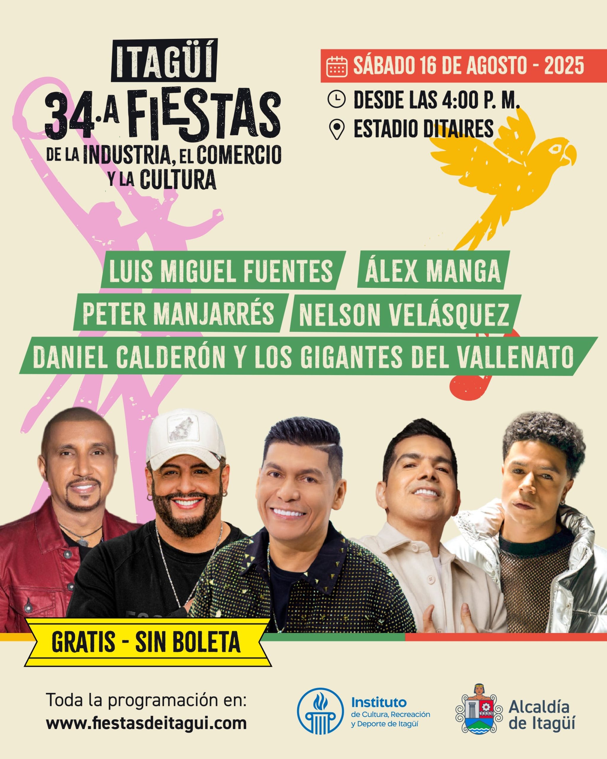 Sábado 16 - 34Fiestas Itagüí 2025