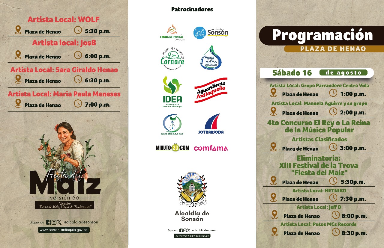 Plaza Henao - Fiestas del Maíz2025