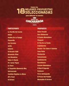 18 Seleccionadas - Feria del Chicharrón 2025 - Girardota