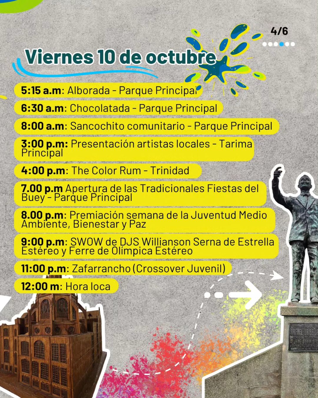 Valparaíso - Fiestas del Buey 2025 - 10 Viernes Programación