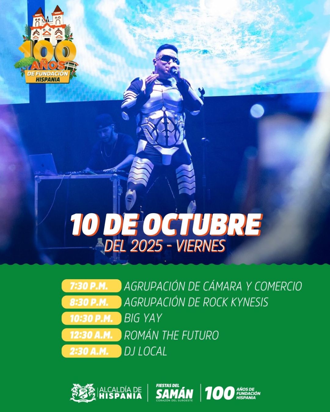 Hispania - Fiestas del Samán 2025 - 10 Octubre
