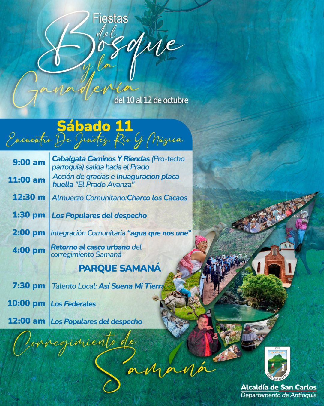 San Carlos - Fiestas del Bosque 2025 - 11 Octubre