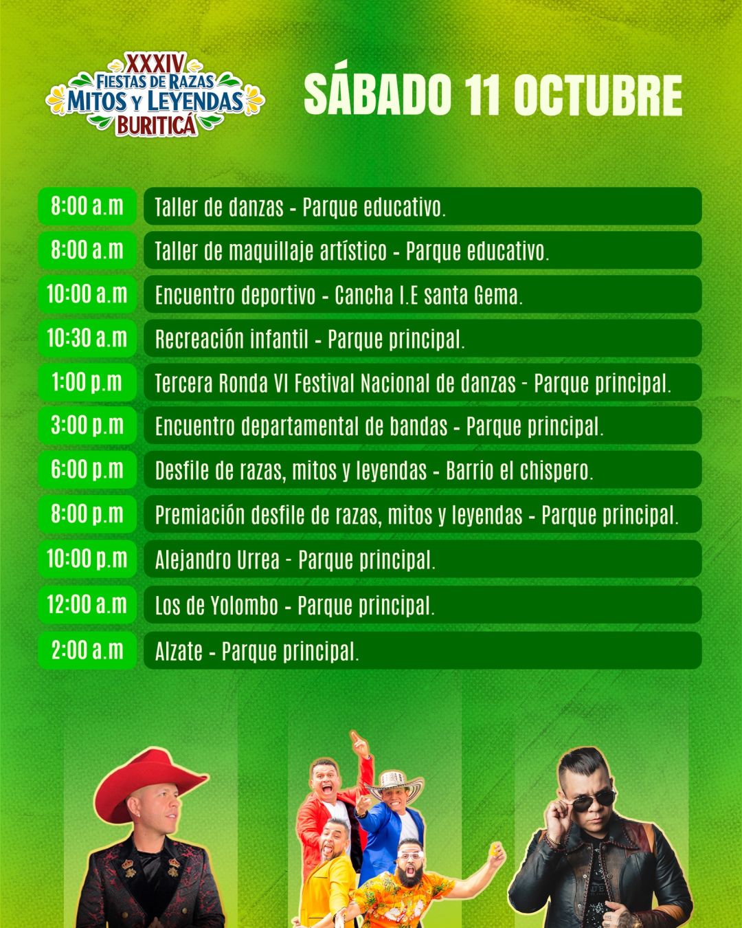 Fiestas de Razas., Mitos y Leyendas 2025 - sábado 11 octubre