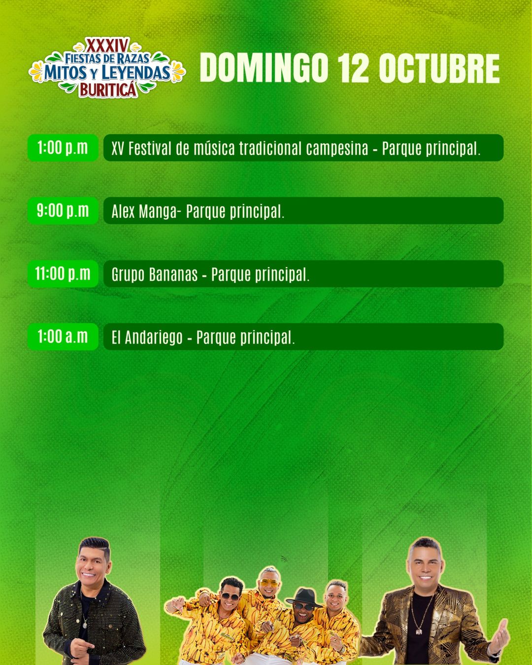 Fiestas de Razas., Mitos y Leyendas 2025 - domingo 12 octubre
