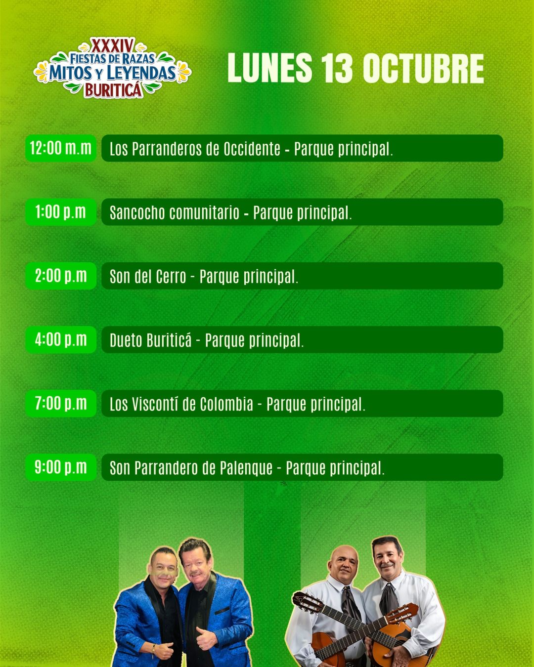 Fiestas de Razas., Mitos y Leyendas 2025 - lunes 13 octubre
