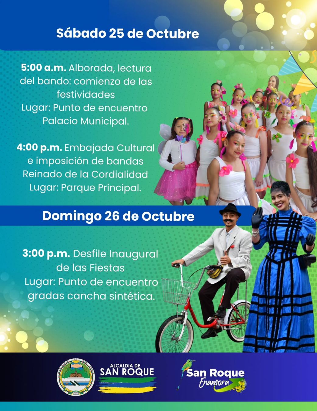 Fiestas de la Cordialidad - San Roque Antioquia - 25Oct2025