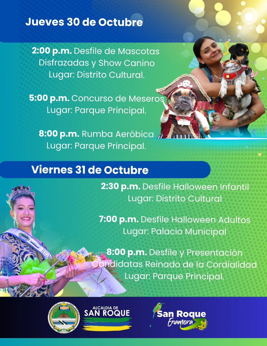 Fiestas de la Cordialidad - San Roque Antioquia - 30Oct2025