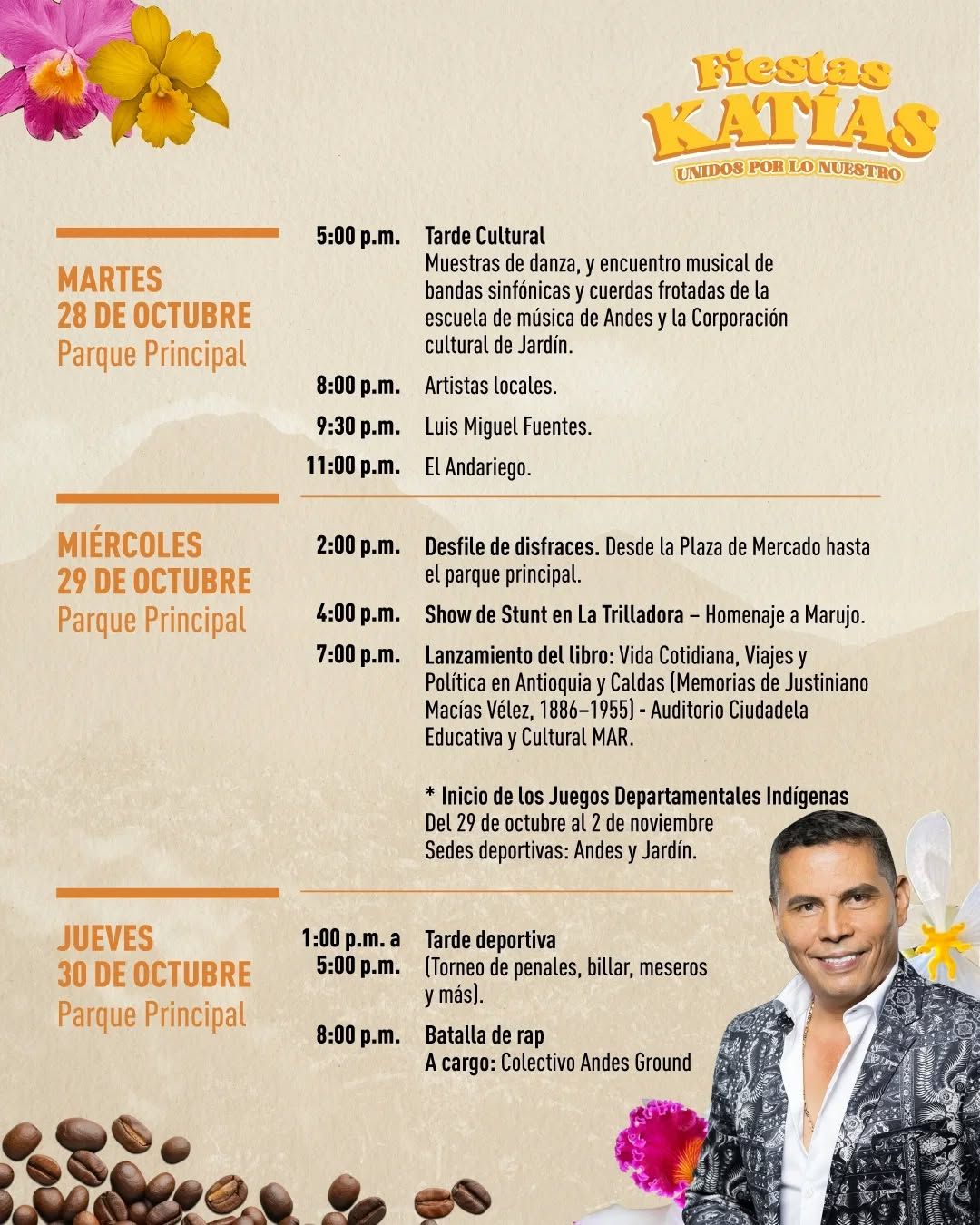 Fiestas Katias - 2025- Andes - Afiche