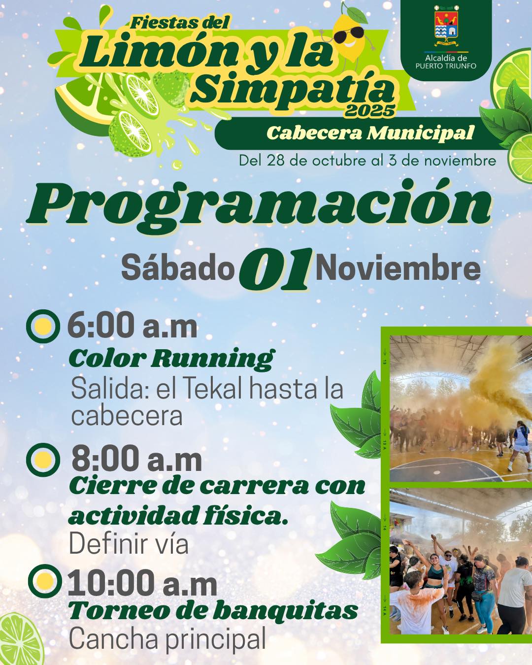 Fiestas del Limón y La Simpatía - 2025 - Puerto Triunfo - 1Nov
