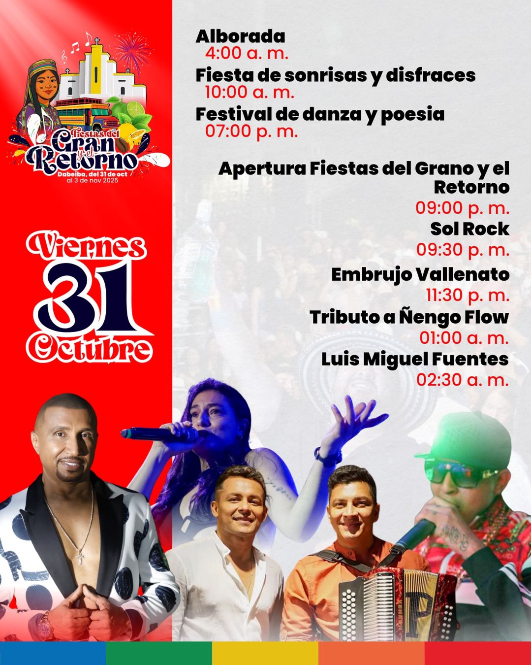 Fiestas del Grano y del Retorno 2025 - Dabeiba- 31Oct