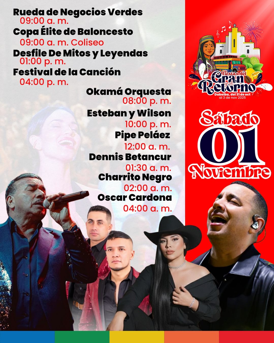 Fiestas del Grano y del Retorno 2025 - Dabeiba - 1Nov