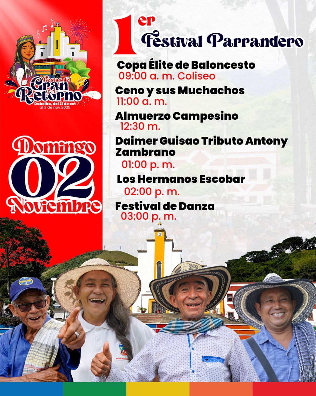 Fiestas del Grano y del Retorno 2025 - Dabeiba - 2Nov