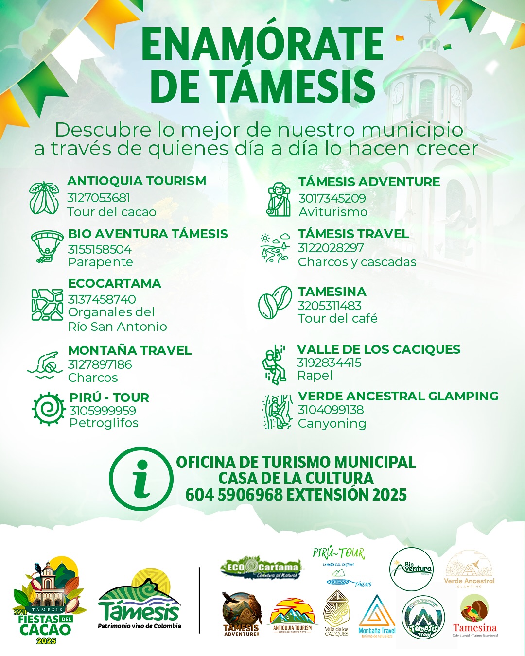 Fiestas del Cacao 2025 - Enamórate de Támesis