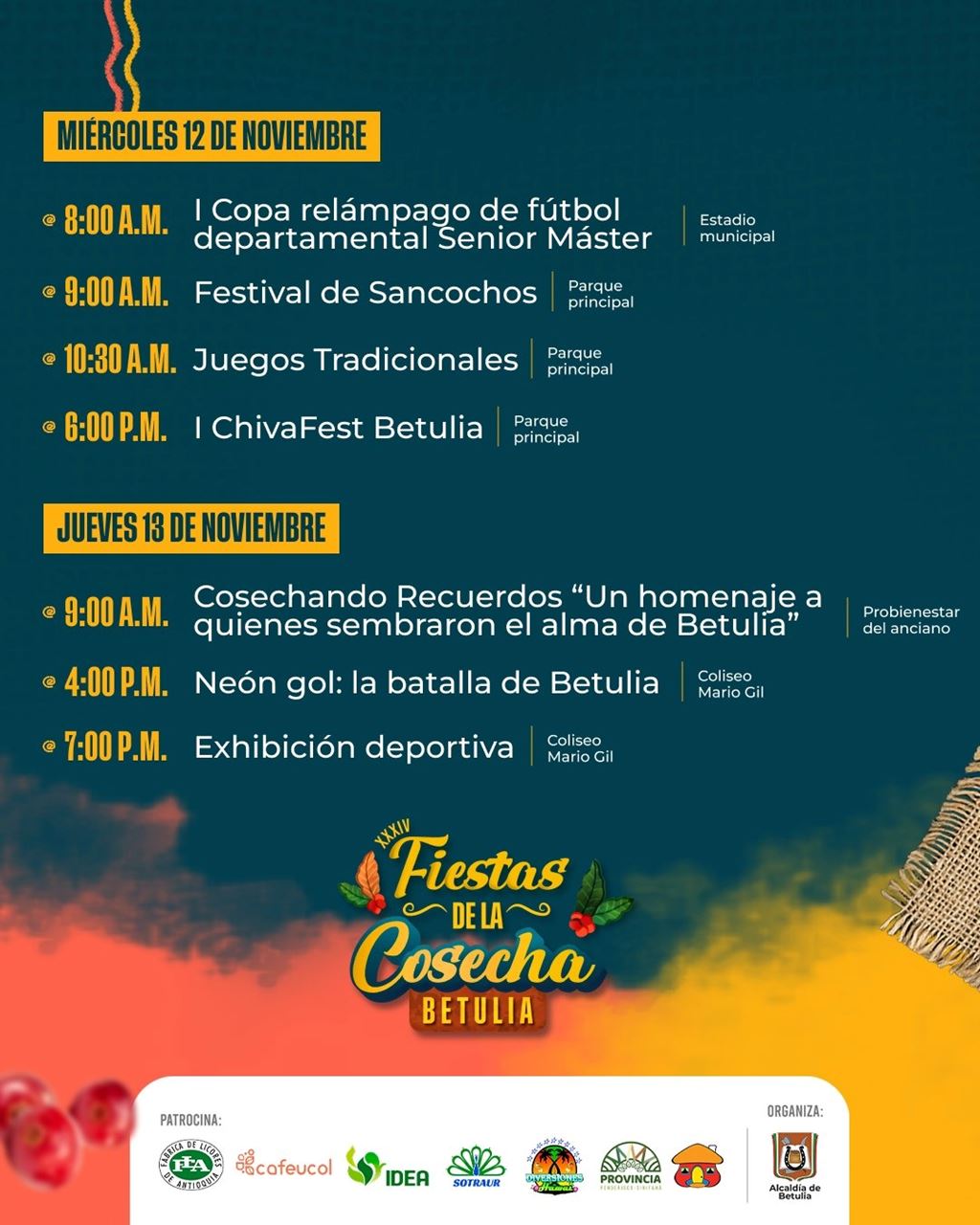 Fiestas de la Cosecha 2025 - Betulia Antioquia - 2