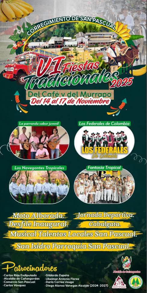 Fiestas dl Café y del Murrapo 2025 - Cañasgordas