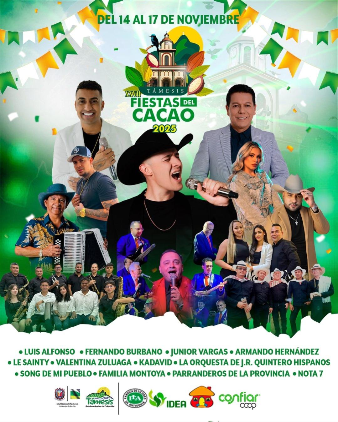 Fiestas del Cacao 2025 - Támesis