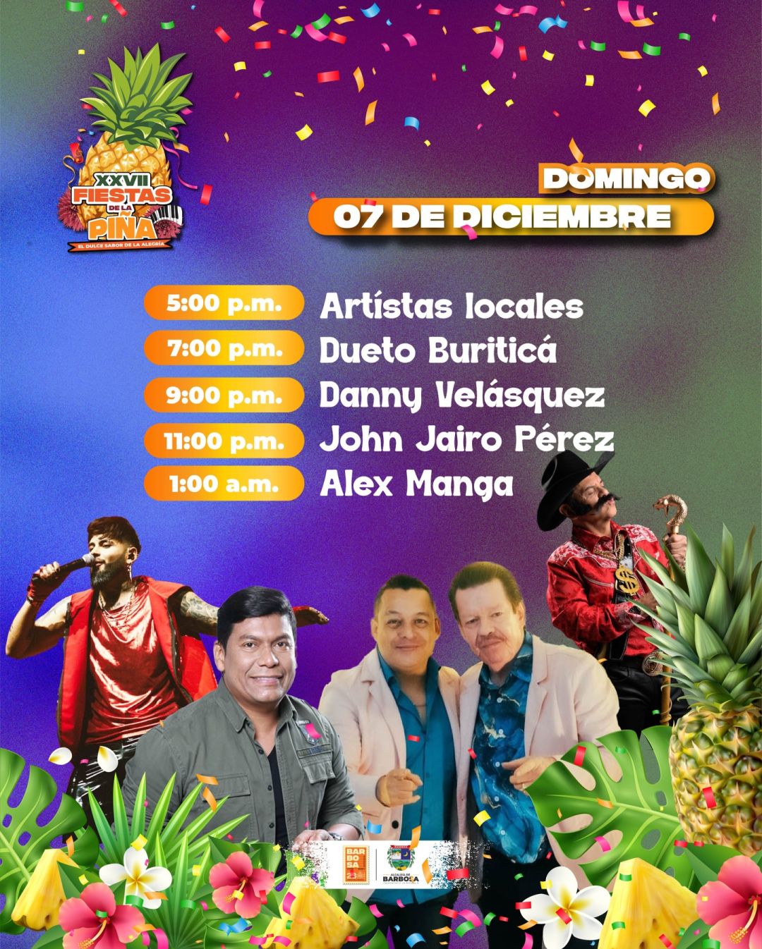 Fiestas de la Piña 2025 - Barbosa Antioquia - 7