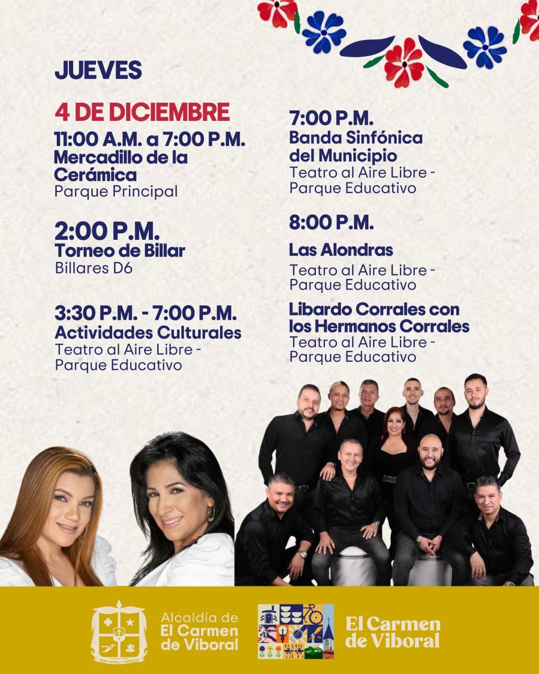 Fiestas de la Loza 2025 - El Carmen de Viboral - 4dic