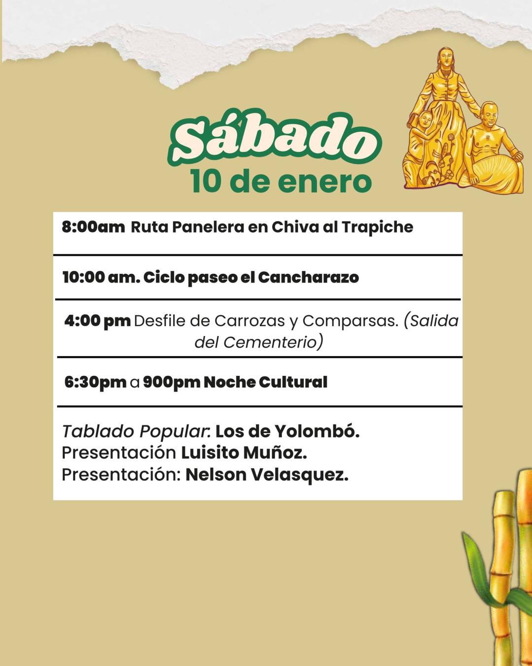 Fiestas del Marquesado y la Molienda 2026 - Yolombó - 10Sábado