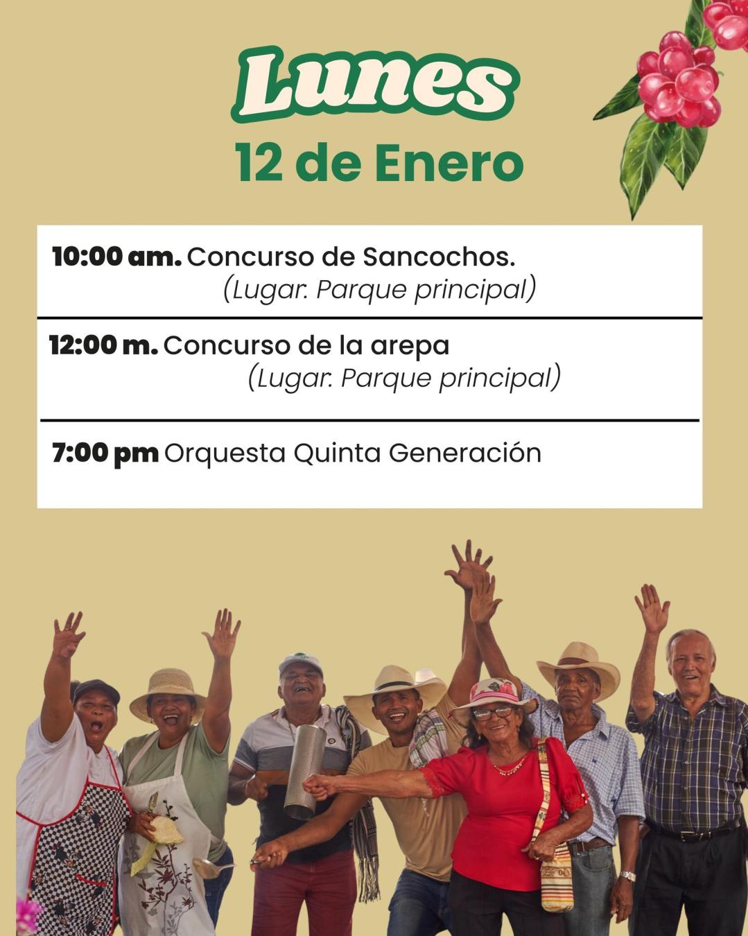 Fiestas del Marquesado y la Molienda 2026 - Yolombó - 12Lunes