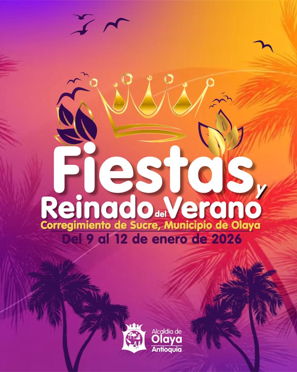 Fiestas y Reinado del Verano 2026 - Olaya Antioquia