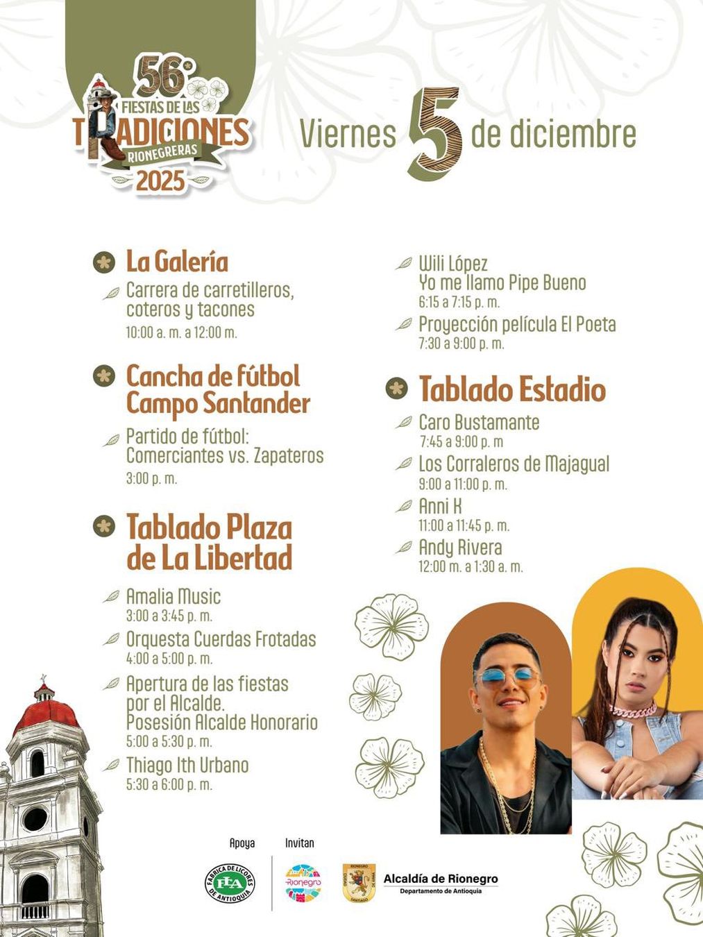 Fiestas de las Tradiciones 2025 - Rionegro - 5Dic
