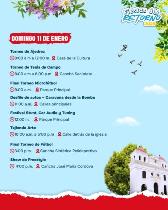 Fiestas del Retorno - El Santuario 2026 - 11Domingo