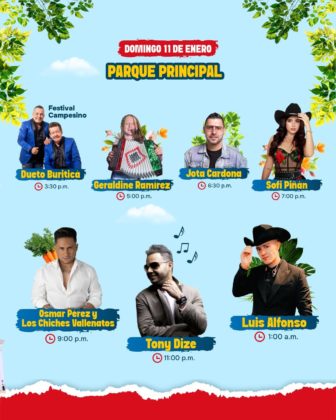 Fiestas del Retorno - El Santuario 2026 - 11Domingo - Parque Principal